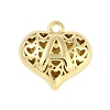 Hollow Brass Pendants for Valentine's Day KK-M289-03A-G-1