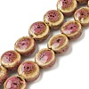 Vintage Style Glazed Porcelain Beads PORC-B002-12-1