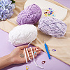 3 Rolls Super Bulky Plush Polyester Chenille Yarn OCOR-MB0001-06A-7