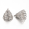 Alloy Pendant Bail Rhinestone Settings LS-PALLOY-S090-23P-LF-1