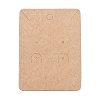 Blank Kraft Paper Jewlery Display Cards X1-CDIS-G005-11-1