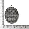 Tibetan Style Zinc Alloy Pendant Cabochon Settings LS-TIBEP-M004-06AS-RS-3