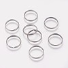 316 Surgical Stainless Steel Finger Ring Settings STAS-I090-02P-1