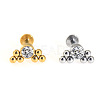 316L Surgical Stainless Steel & G23 Titanium Crystal Rhinestone Labrets for Women Men WG3A239-48-1