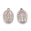 Non-Tarnish 304 Stainless Steel Pendants STAS-H109-29P-2