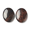 Natural Mahogany Obsidian Worry Stone for Anxiety Therapy G-B036-01L-1