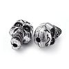 Antique Silver Plated Acrylic Beads PLS111Y-2