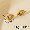 304 Stainless Steel Exaggerated Eye Stud Earrings - High-end CU5897-2-2