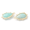 Natural Amazonite Pendants G-B009-02G-D-2