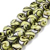 Gold Sand Handmade Lampwork Beads Strands LAMP-N037-08C-1