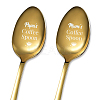 Stainless Steel Spoons Set AJEW-WH0253-011-1