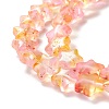 Transparent Glass Beads Strand GLAA-F112-04I-4