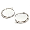 Zinc Alloy Pendant Cabochon Settings FIND-NH0001-13C-P-2