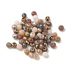 Electroplate Glass Beads GLAA-D020-01B-2
