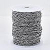 Tarnish Resistant 304 Stainless Steel Curb Chains CHS-S001-09A-P-3