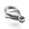 Tarnish Resistant 316 Surgical Stainless Steel Lobster Claw Clasps X-STAS-M281-01P-C-2