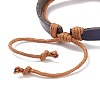 Imitation Leather Bracelet Making MAK-R023-03-3