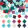 100Pcs 10 Colors Synthetic Coral Beads CORA-UN0001-01-1