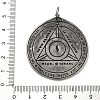 304 Stainless Steel Pendants STAS-V008-22AS-03-3