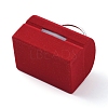 Lady Bag with Bear Shape Velvet Jewelry Boxes VBOX-L002-E02-2