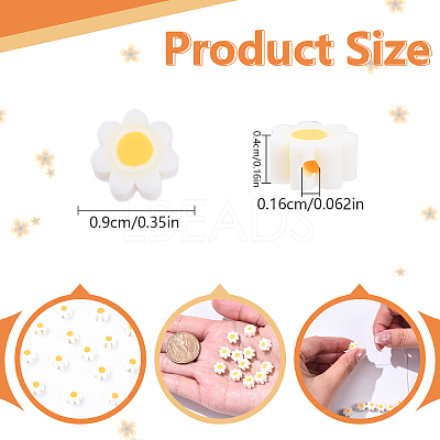 Handmade Polymer Clay Beads CLAY-YW0002-05B-1