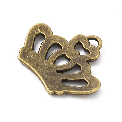 Tibetan Style Alloy Pendant Rhinestone Settings for Enamel FIND-WH0126-174AB-1