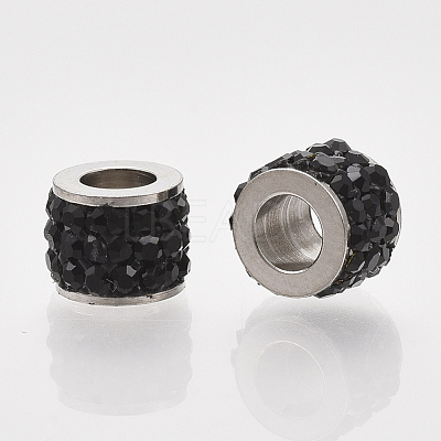 201 Stainless Steel Beads STAS-T050-007-1