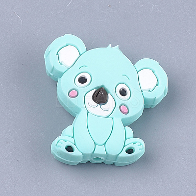Food Grade Eco-Friendly Silicone Focal Beads SIL-T052-03E-1