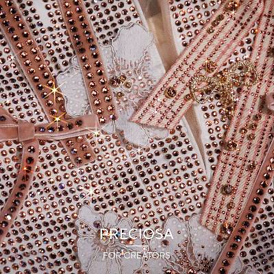 Preciosa&reg MAXIMA Crystal Round Stones X-PRC-RBSS24-71350-1