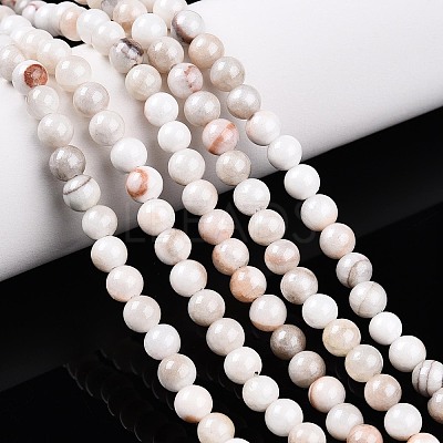 Natural Persian Jade Beads Strands G-A255-A02-04K-1