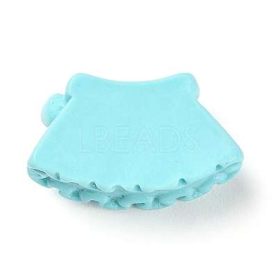 Opaque Resin Cabochons LS-RESI-E046-02F-1