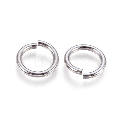 Tarnish Resistant 304 Stainless Steel Saw Cut Open Jump Rings STAS-P212-25P-05-1