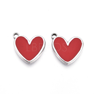 304 Stainless Steel Pendants X-STAS-N108-17P-1