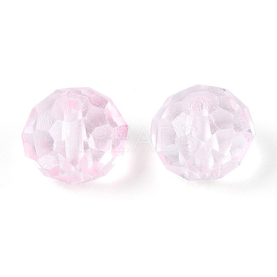 Baking Paint Transparent Glass Beads GLAA-N011-10mm-10-1