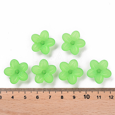 Frosted Acrylic Bead Caps MACR-S371-08A-734-1