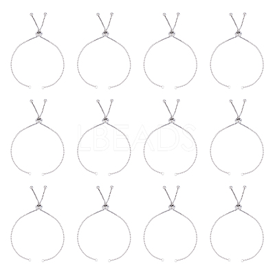 Tarnish Resistant 304 Stainless steel Chain Bracelet Making STAS-F118-P-1
