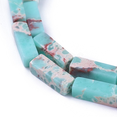 Synthetic Imperial Jasper Beads Strands X-G-E508-02G-1