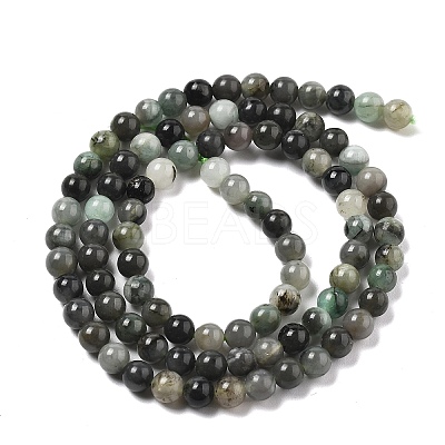 Synthetic Emerald Beads Strands G-A262-A03-4mm-1-1