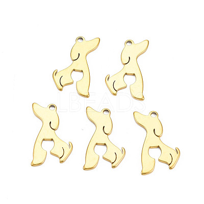 Ion Plating(IP) 201 Stainless Steel Pendants STAS-T063-178G-1