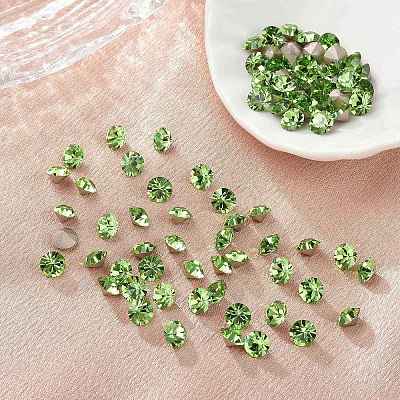 Preciosa&reg MAXIMA Crystal Round Stones Y-PRC-RBSS8-50520-1
