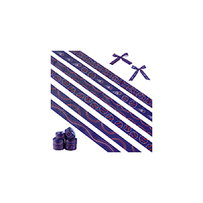 6 Styles Baseball Theme Polyester Ribbon OCOR-GA0001-97-1