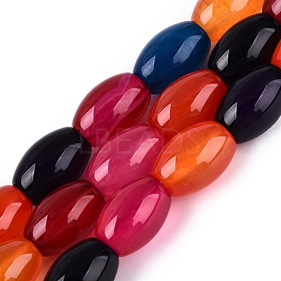 Natural Agate Beads Strands G-N362-18A-03-1