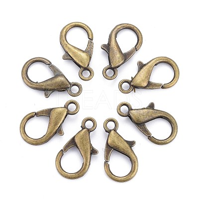 Zinc Alloy Lobster Claw Clasps E107-AB-1