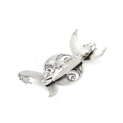 Viking Style Zinc Alloy Snap Hair Clips For Women PHAR-B090-01AS-05-1