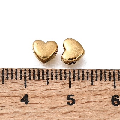 Valentine's Day 304 Stainless Steel Spacer Beads STAS-L315-075G-05-1