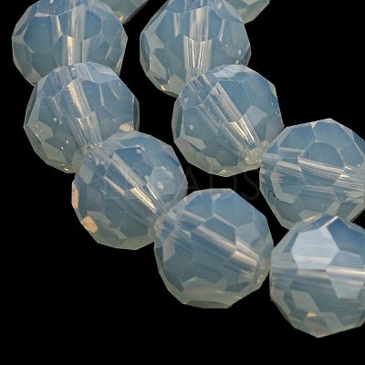 Imitation Jade Glass Beads Stands EGLA-A035-J8mm-D06-1