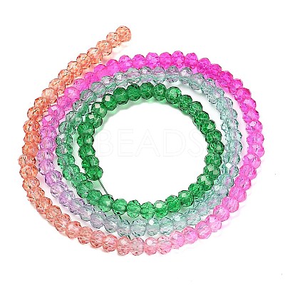 Transparent Painted Glass Beads Strands LS-DGLA-A034-T2mm-A03-1