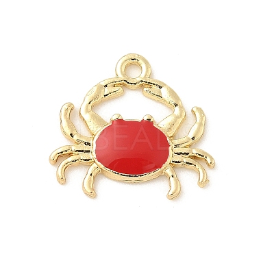 Alloy Enamel Pendants FIND-A058-08A-1