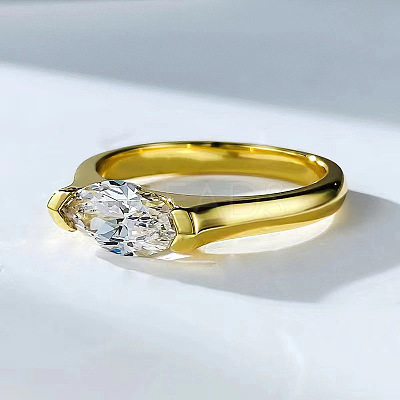 Alloy with Clear Cubic Zirconia Finger Rings FS-WGD7F1A-01-1
