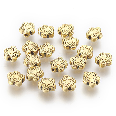 Tibetan Style Alloy Beads X-GLF10690Y-1